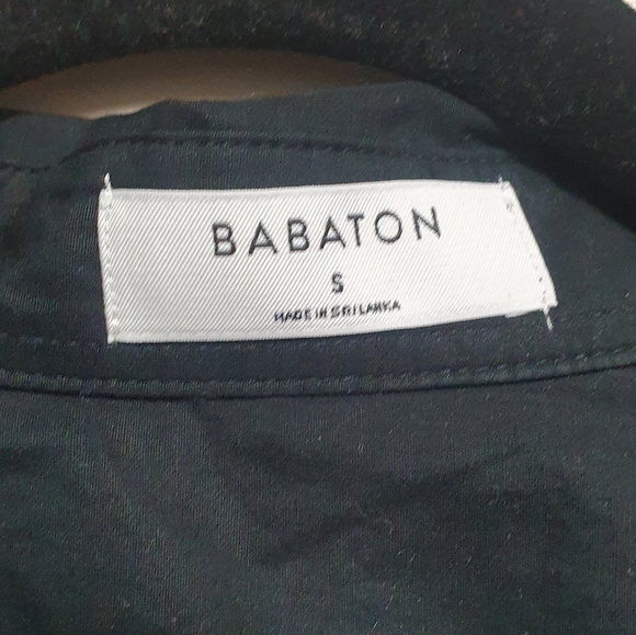 BNWT Aritzia Babaton Essential Classic Shirt - S - Black - Picture 6 of 6